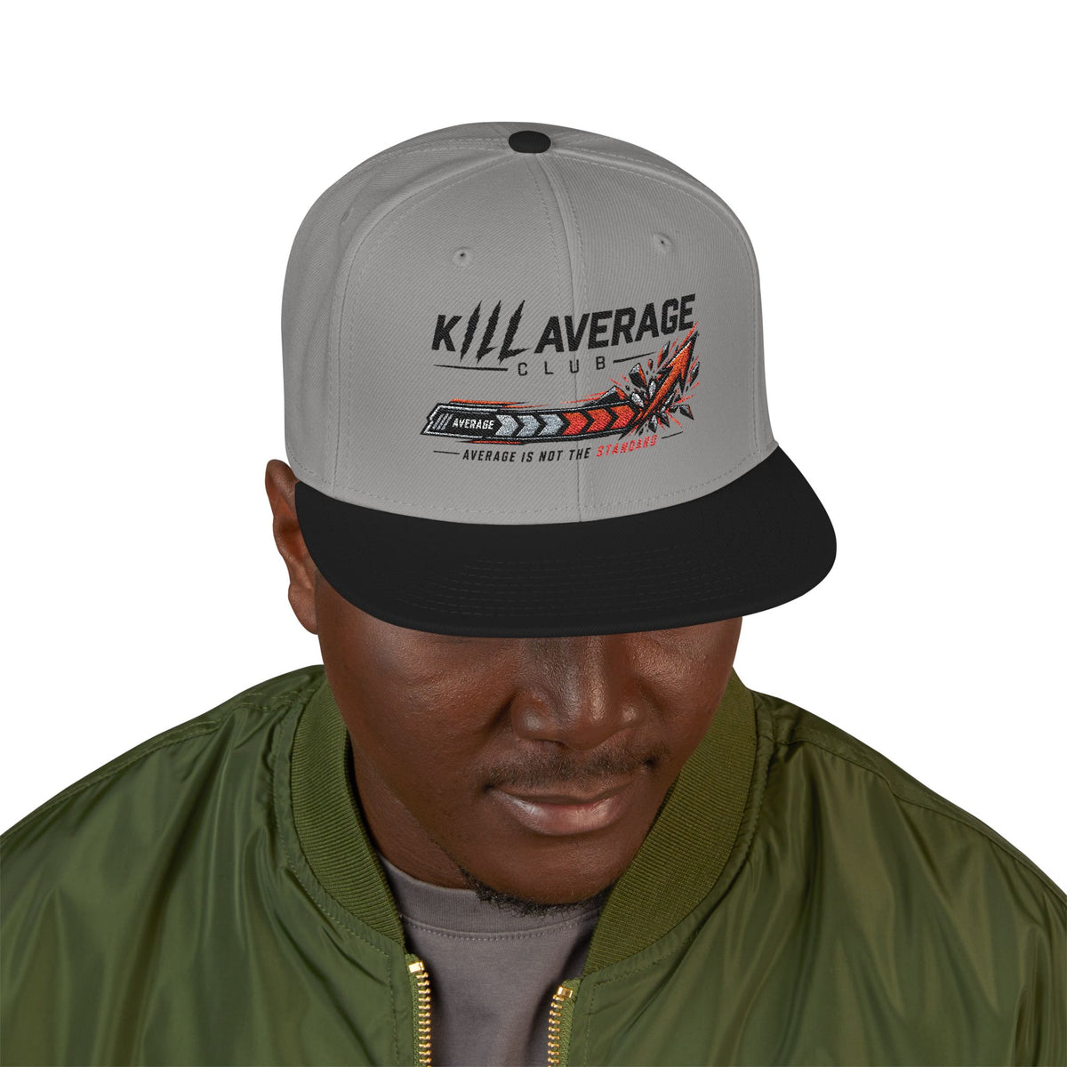 All Average Embroidered Snapback Hat | Kill Average