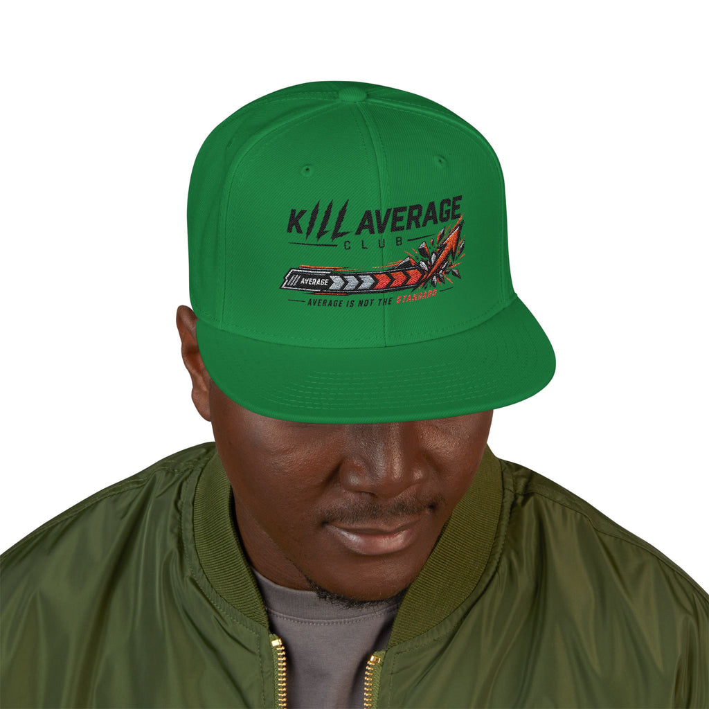 All Average Embroidered Snapback Hat | Kill Average