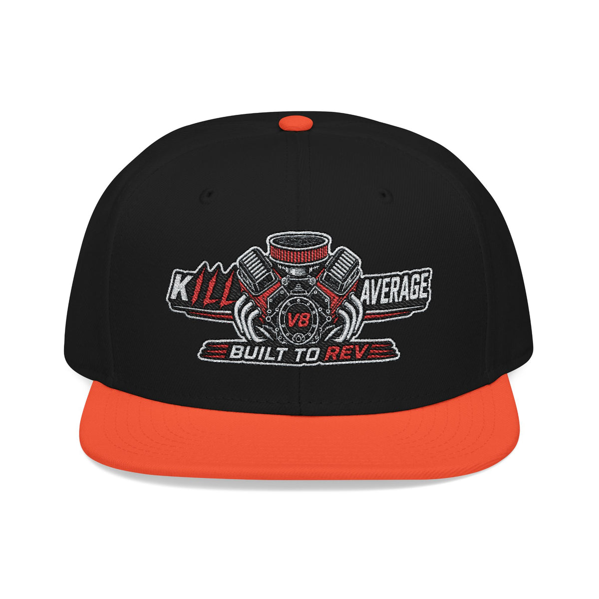 Kill Average Built to Rev V8 Embroidered Snapback Hat