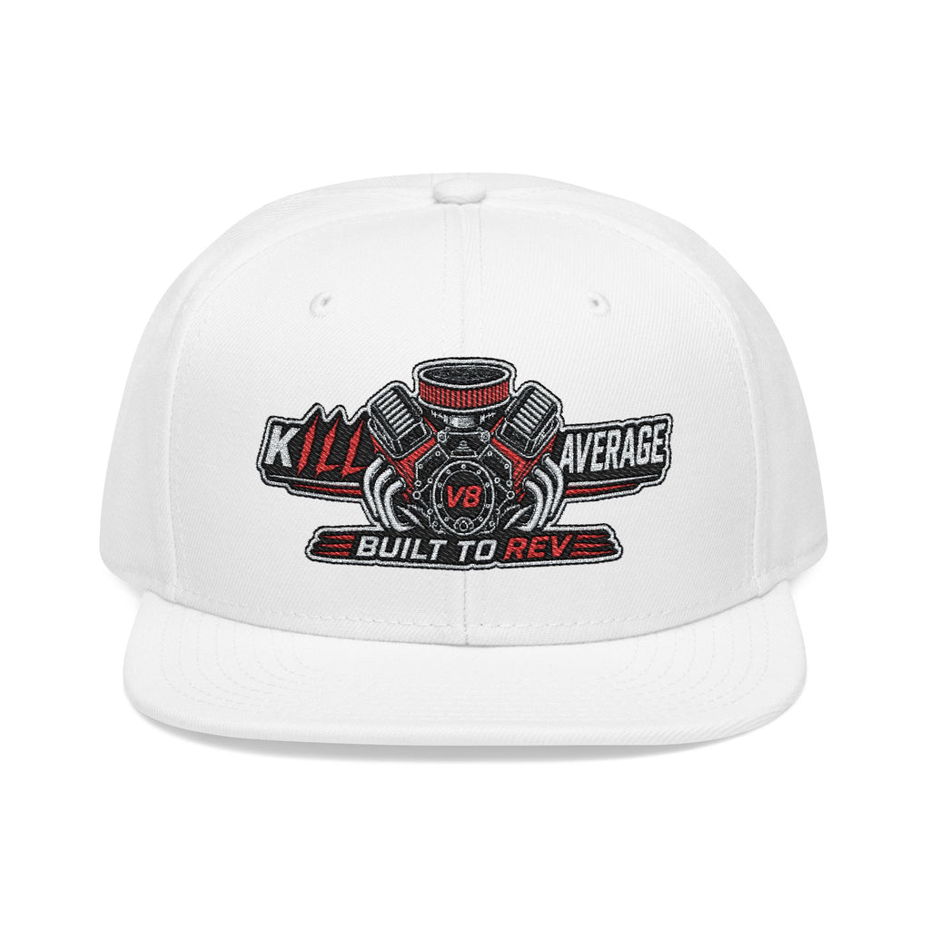 Kill Average Built to Rev V8 Embroidered Snapback Hat
