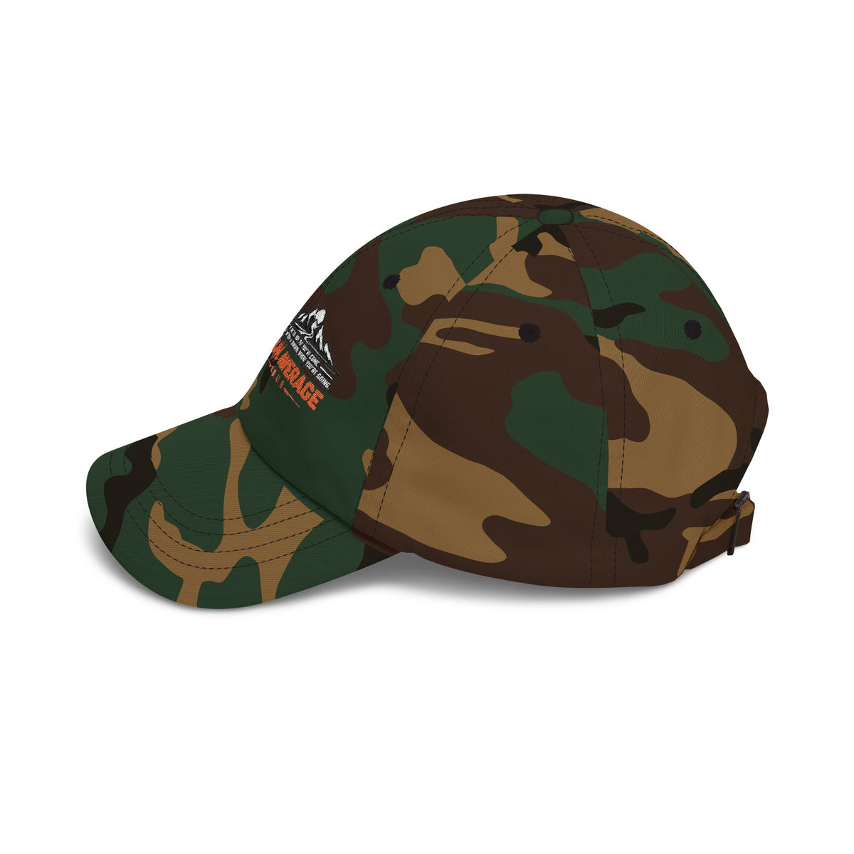 KILL AVERAGE CLUB Embroidered Dad Cap – Compass & Mountains