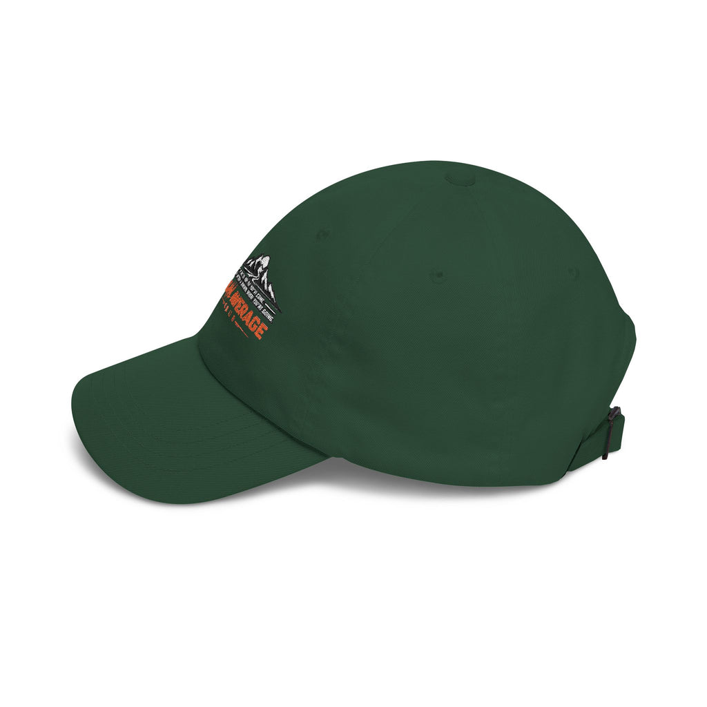 KILL AVERAGE CLUB Embroidered Dad Cap – Compass & Mountains