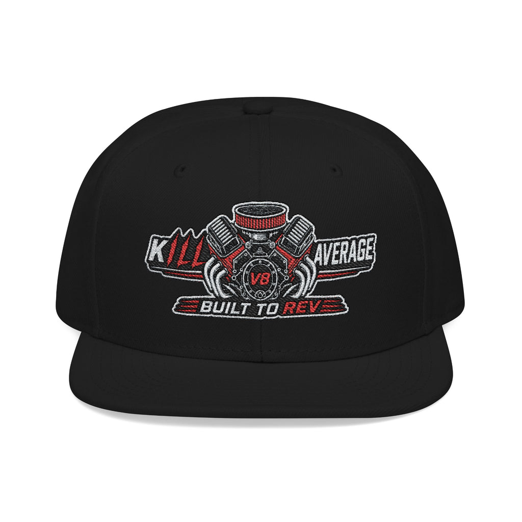 Kill Average Built to Rev V8 Embroidered Snapback Hat