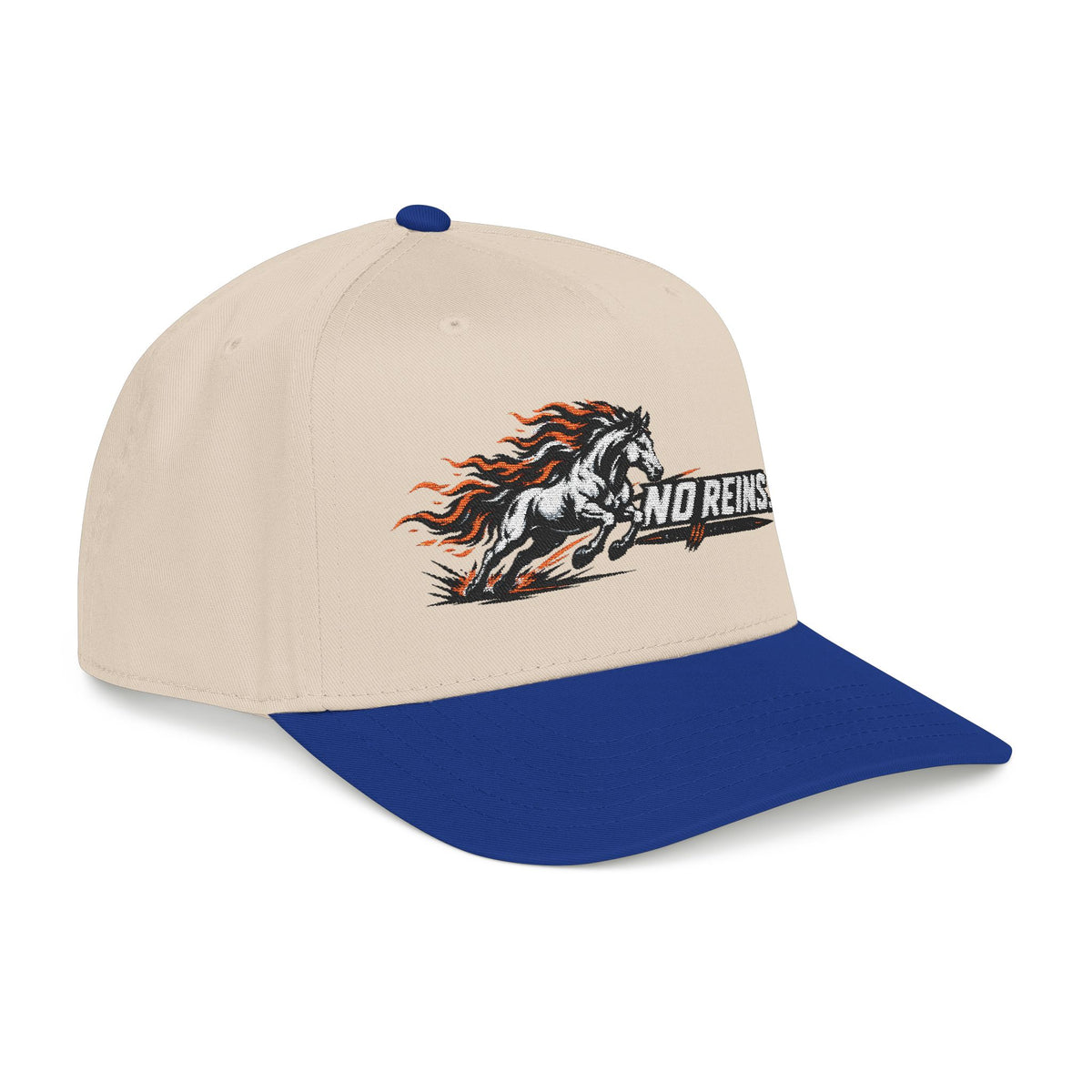 No Reins Horse Embroidered Baseball Cap | Kill Average Club