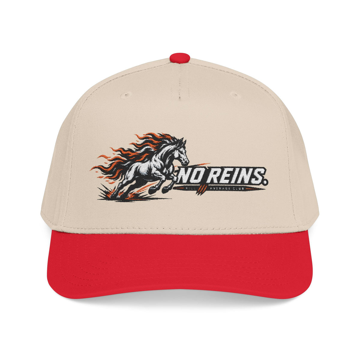 No Reins Horse Embroidered Baseball Cap | Kill Average Club
