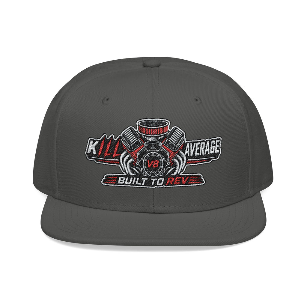 Kill Average Built to Rev V8 Embroidered Snapback Hat