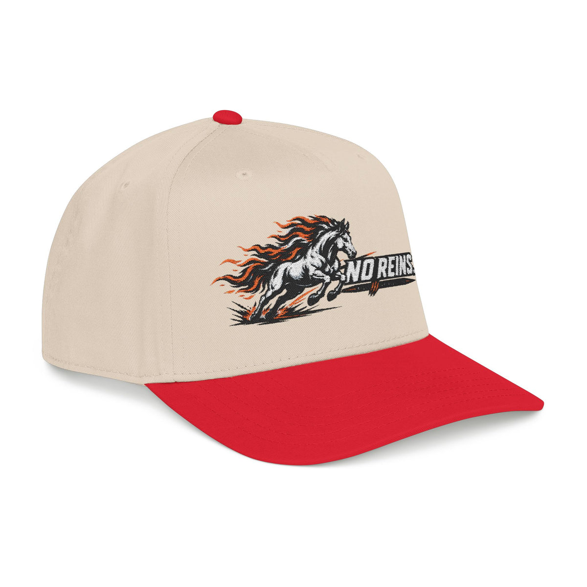 No Reins Horse Embroidered Baseball Cap | Kill Average Club