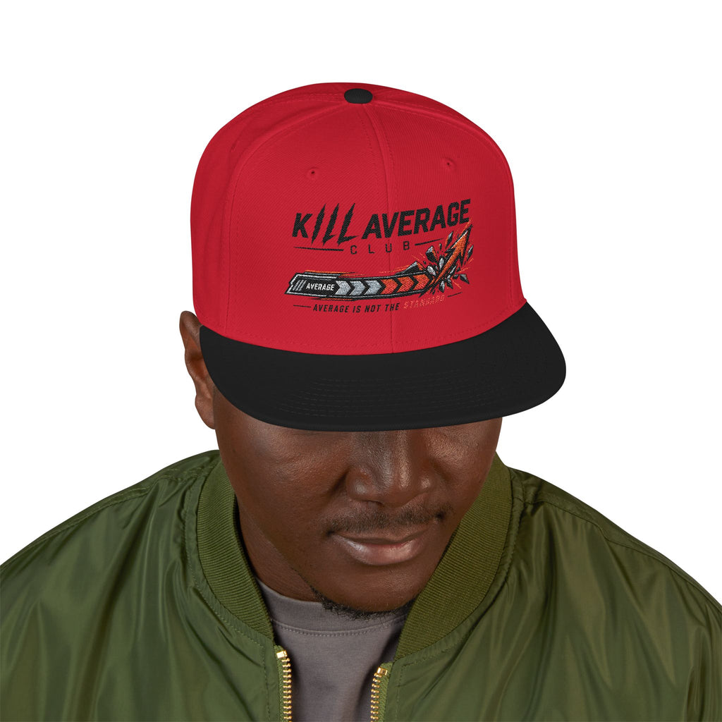 All Average Embroidered Snapback Hat | Kill Average