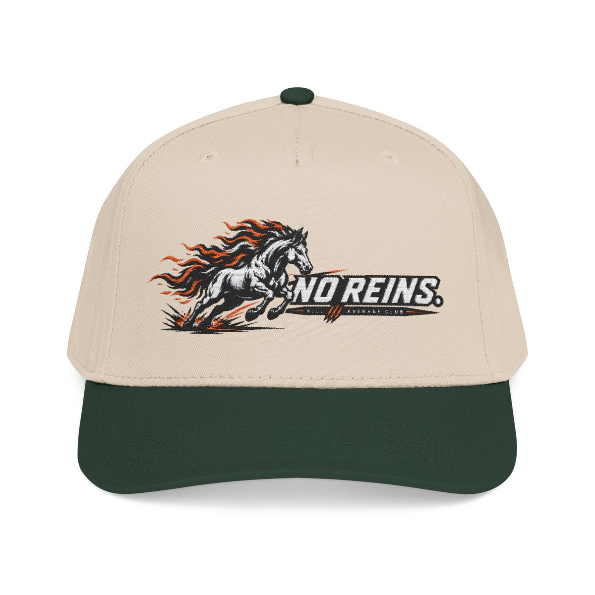No Reins Horse Embroidered Baseball Cap | Kill Average Club