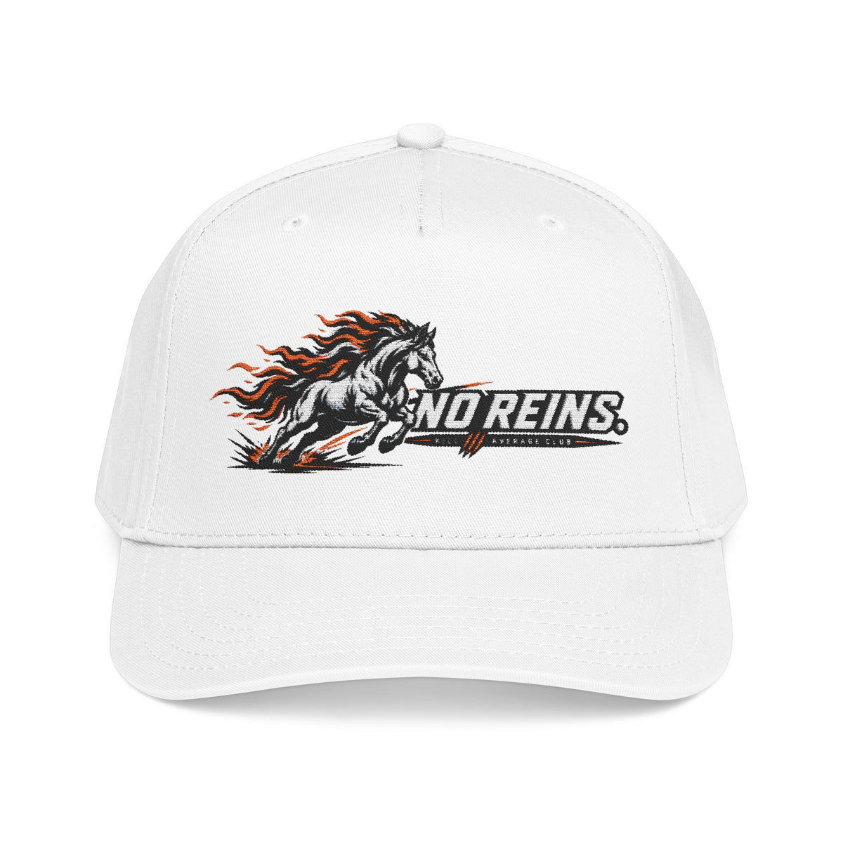 No Reins Horse Embroidered Baseball Cap | Kill Average Club