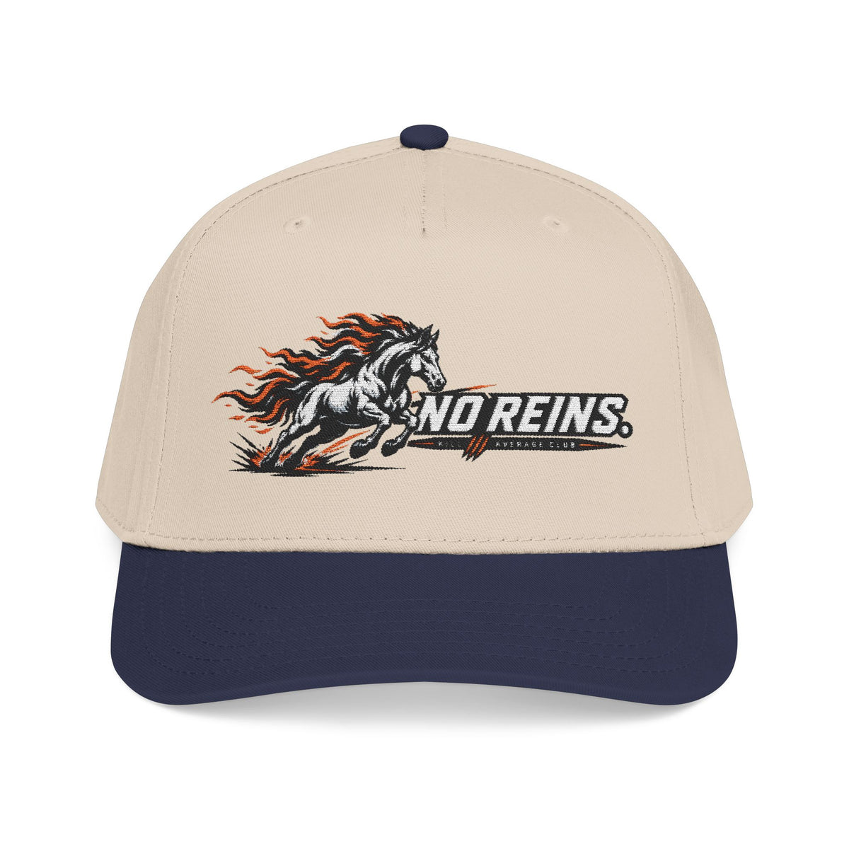 No Reins Horse Embroidered Baseball Cap | Kill Average Club