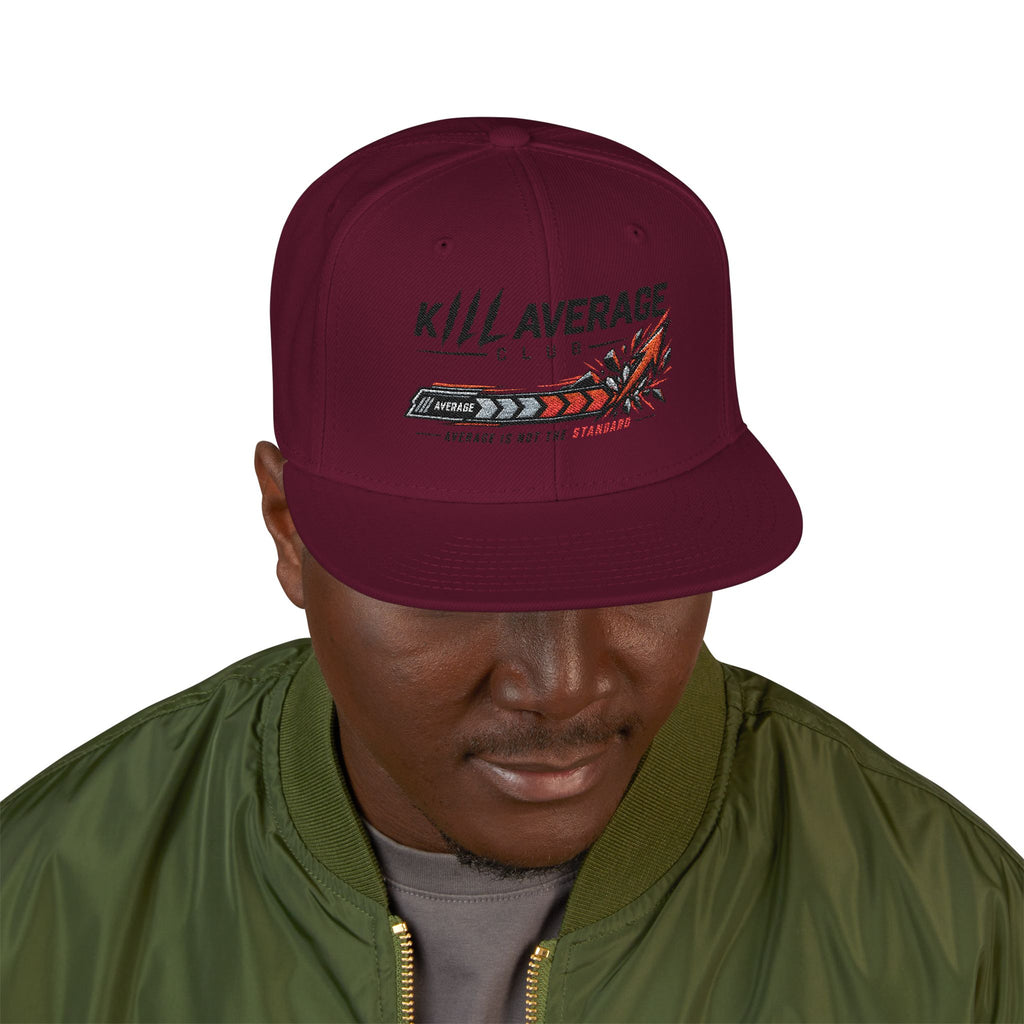 All Average Embroidered Snapback Hat | Kill Average
