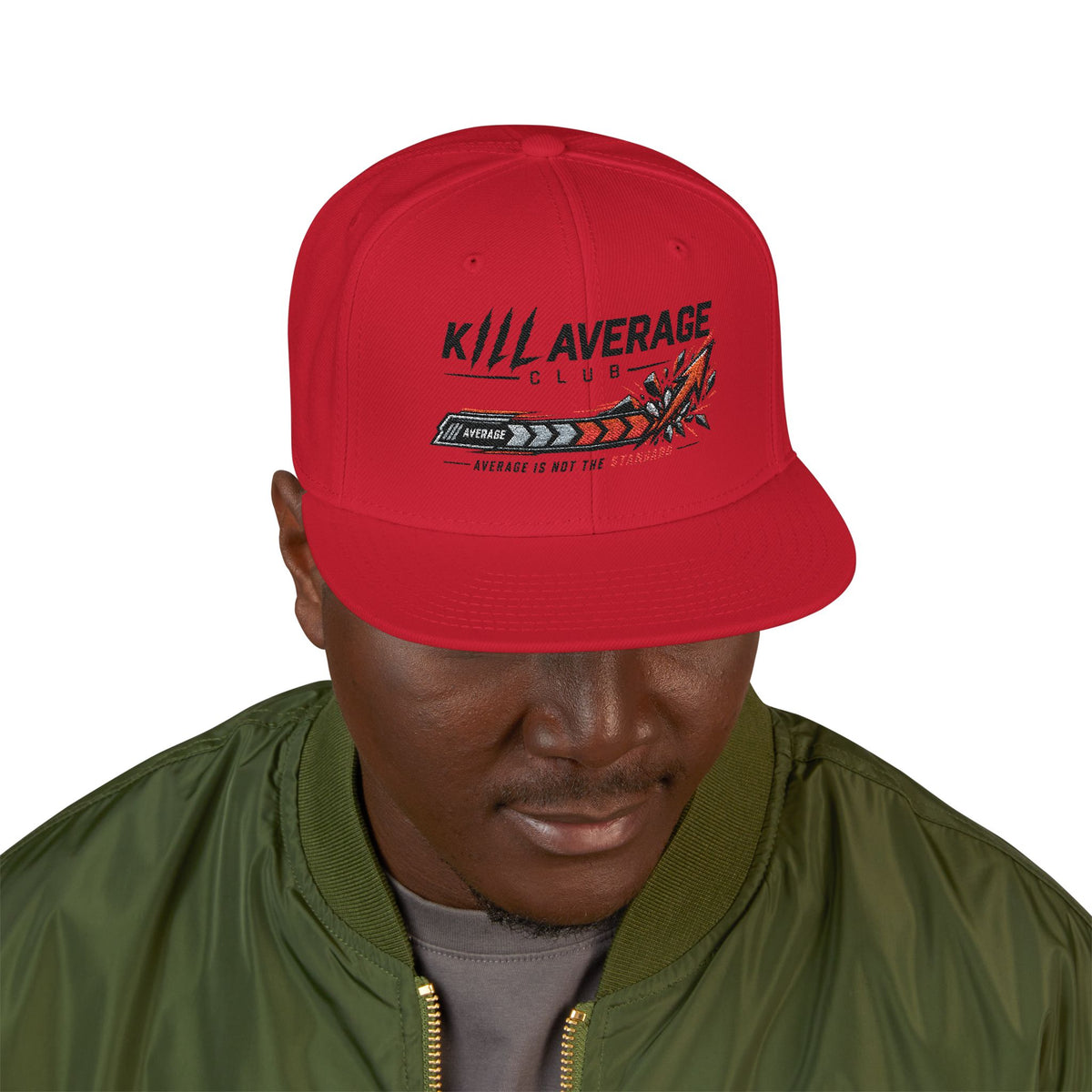 All Average Embroidered Snapback Hat | Kill Average