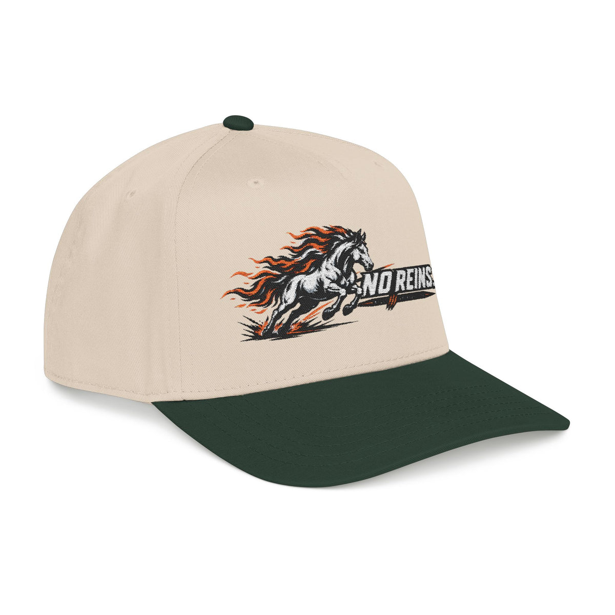 No Reins Horse Embroidered Baseball Cap | Kill Average Club