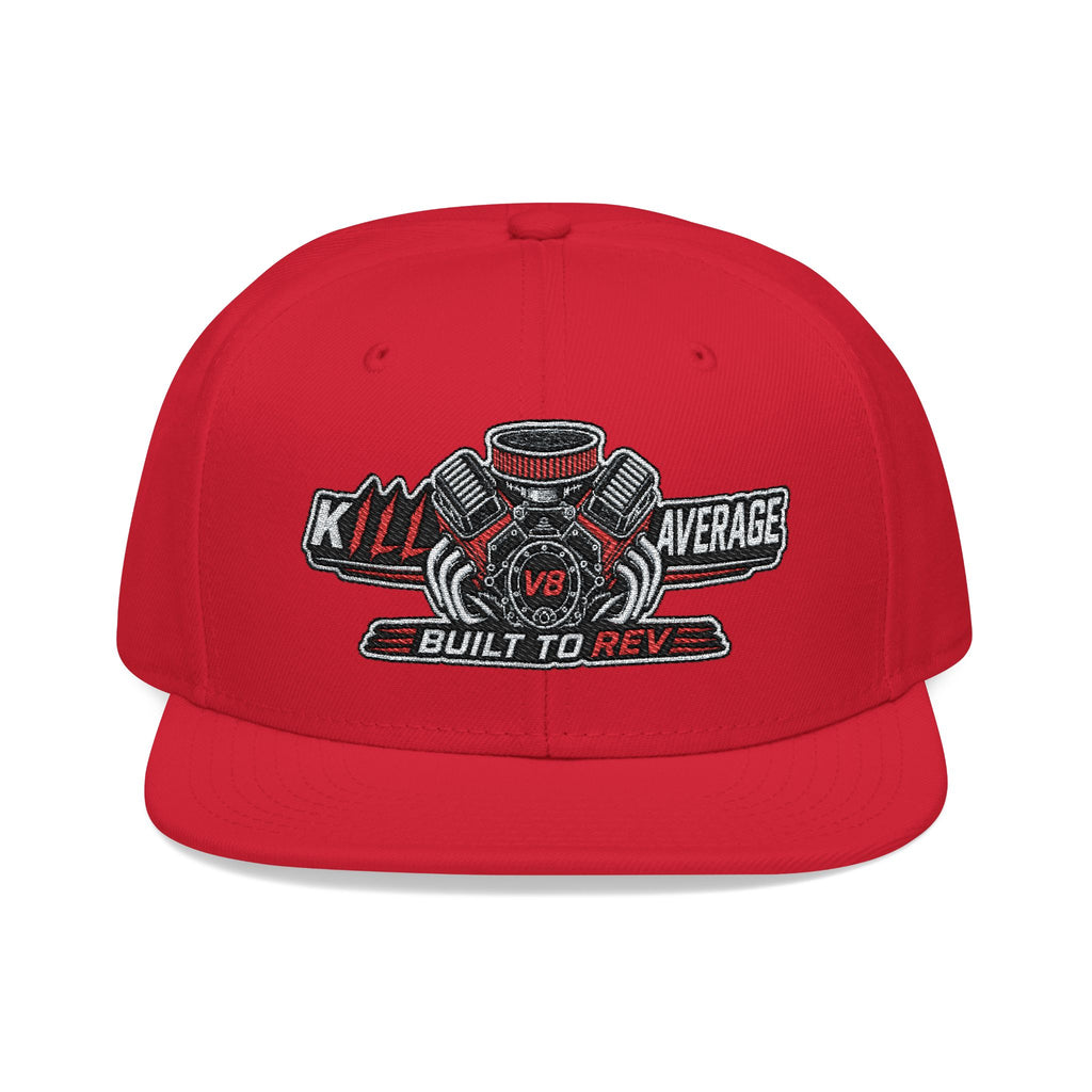 Kill Average Built to Rev V8 Embroidered Snapback Hat