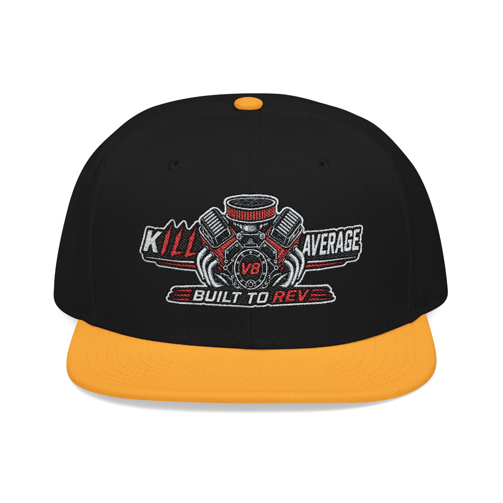Kill Average Built to Rev V8 Embroidered Snapback Hat