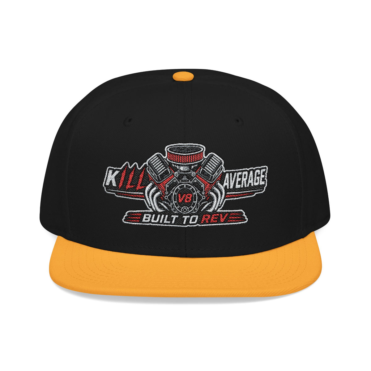 Kill Average Built to Rev V8 Embroidered Snapback Hat