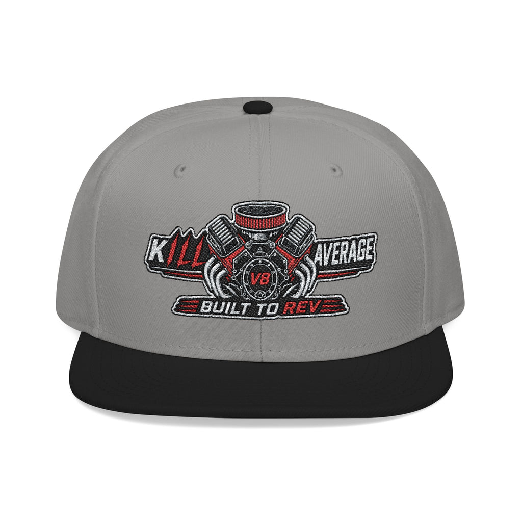Kill Average Built to Rev V8 Embroidered Snapback Hat