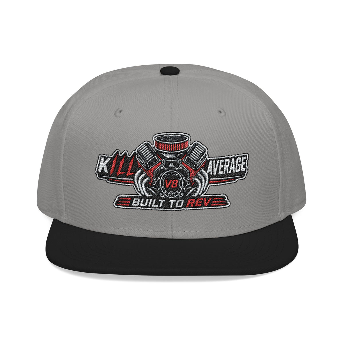 Kill Average Built to Rev V8 Embroidered Snapback Hat