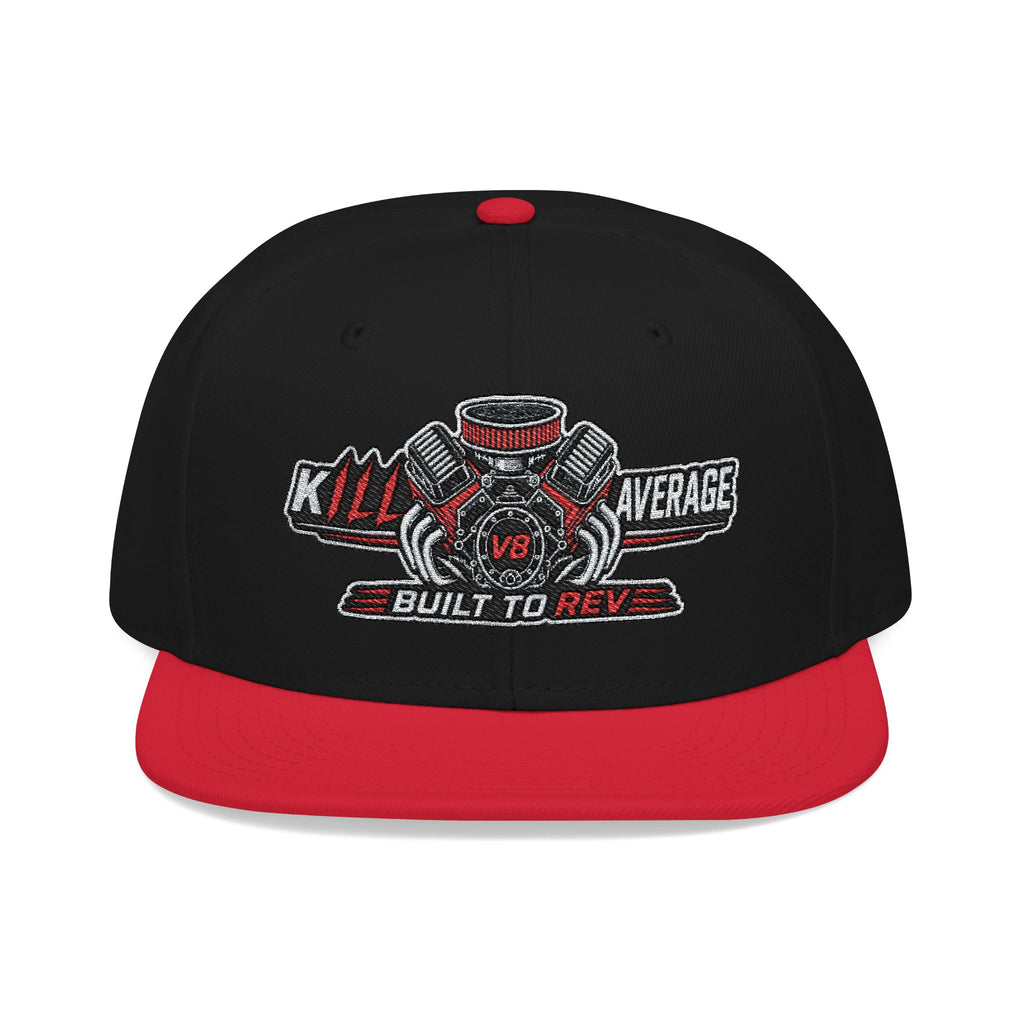 Kill Average Built to Rev V8 Embroidered Snapback Hat