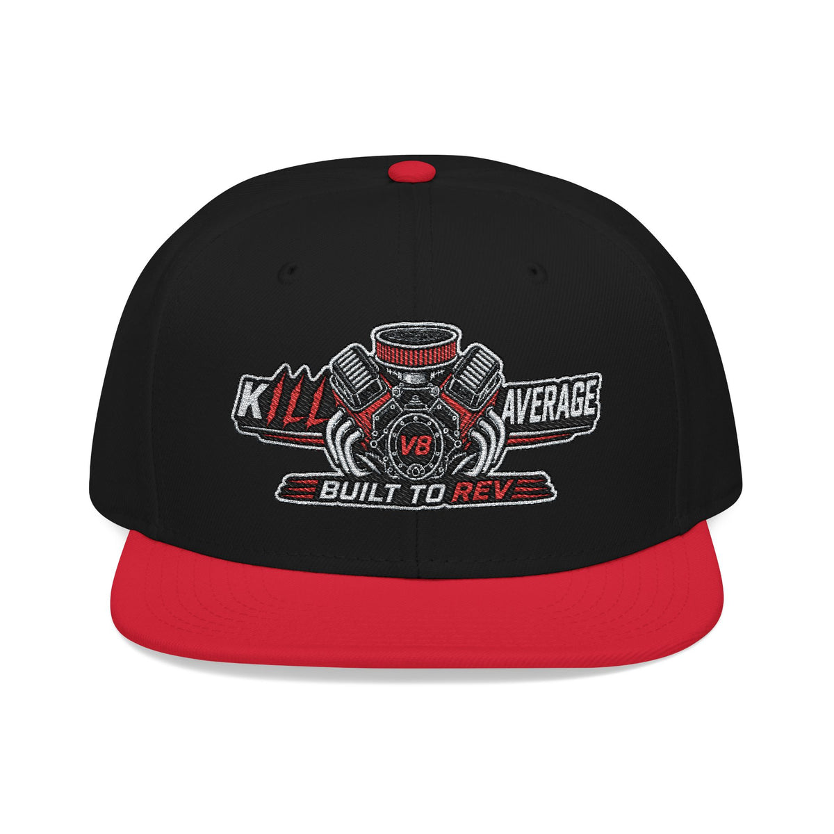 Kill Average Built to Rev V8 Embroidered Snapback Hat