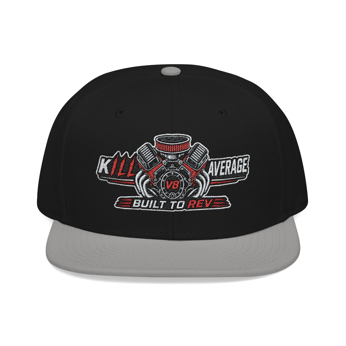Kill Average Built to Rev V8 Embroidered Snapback Hat
