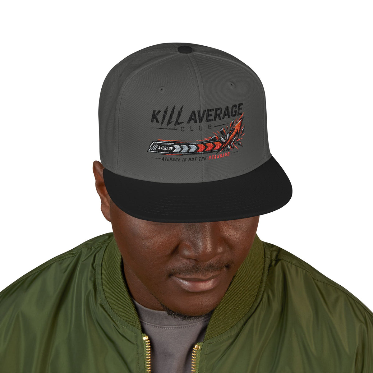 All Average Embroidered Snapback Hat | Kill Average