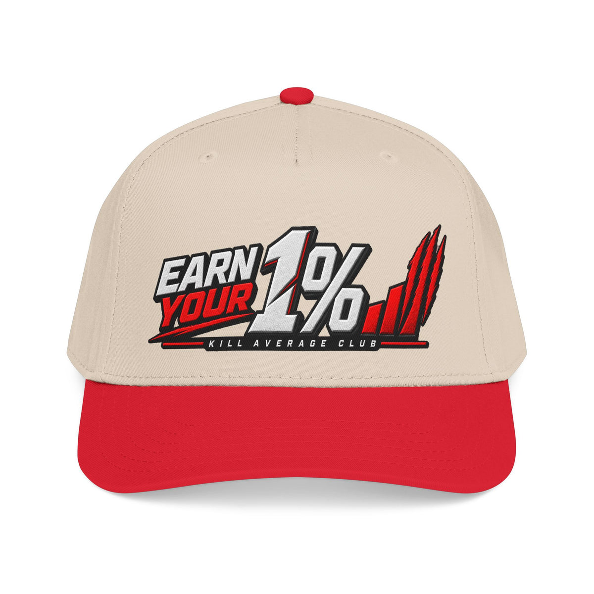 Earn Your 1% Baseball Cap — Motivational Performance Hat