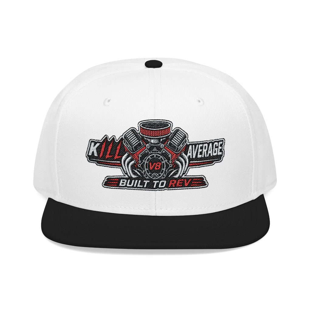 Kill Average Built to Rev V8 Embroidered Snapback Hat