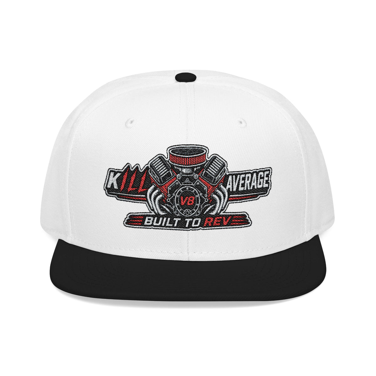 Kill Average Built to Rev V8 Embroidered Snapback Hat