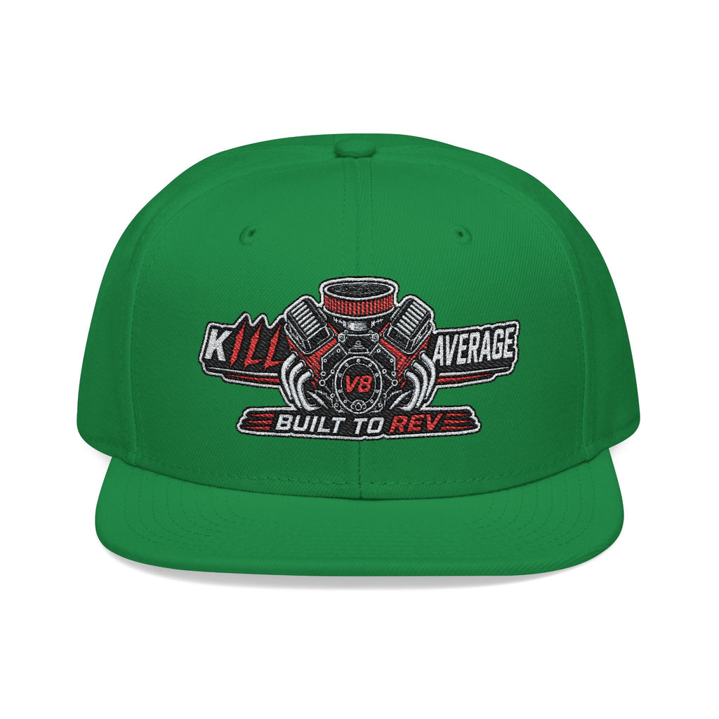 Kill Average Built to Rev V8 Embroidered Snapback Hat