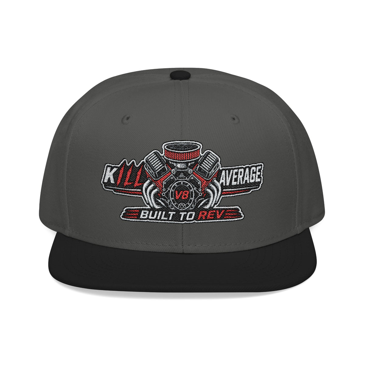 Kill Average Built to Rev V8 Embroidered Snapback Hat