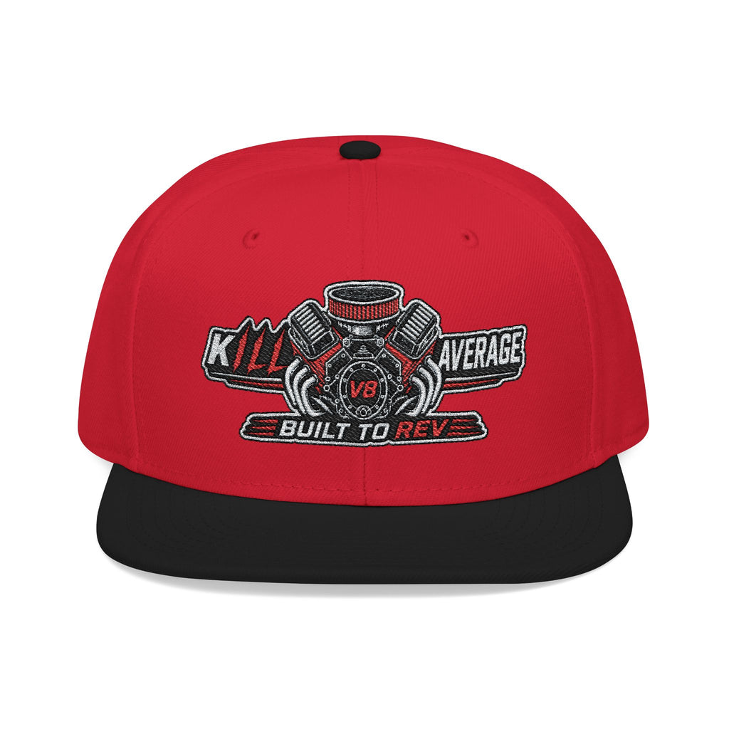 Kill Average Built to Rev V8 Embroidered Snapback Hat