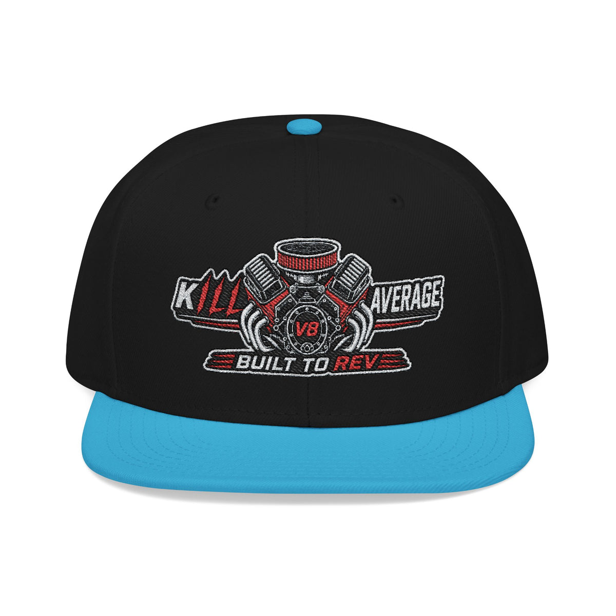 Kill Average Built to Rev V8 Embroidered Snapback Hat