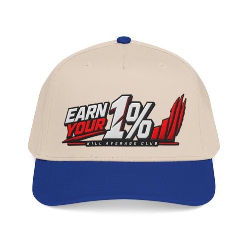 Earn Your 1% Baseball Cap — Motivational Performance Hat